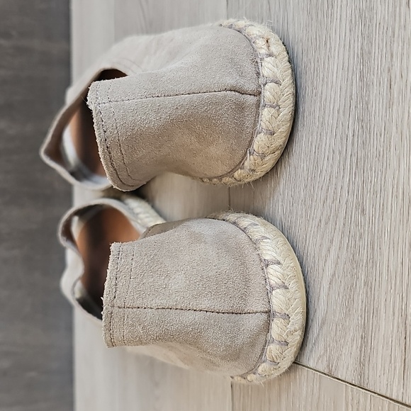 Verbenas Leather Peep Toe Cruz Espadrilles Flats EU 42 / US 11 - Picture 8 of 14